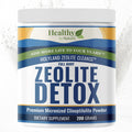 HolyLand Zeolite Cleanse - Zeolite Detox Powder (7.05oz 200 Gram) - Clinoptilolite Natural Activated - Micronized 0-25 - Full Body Detox for Women, Men - FENGGESTORE20