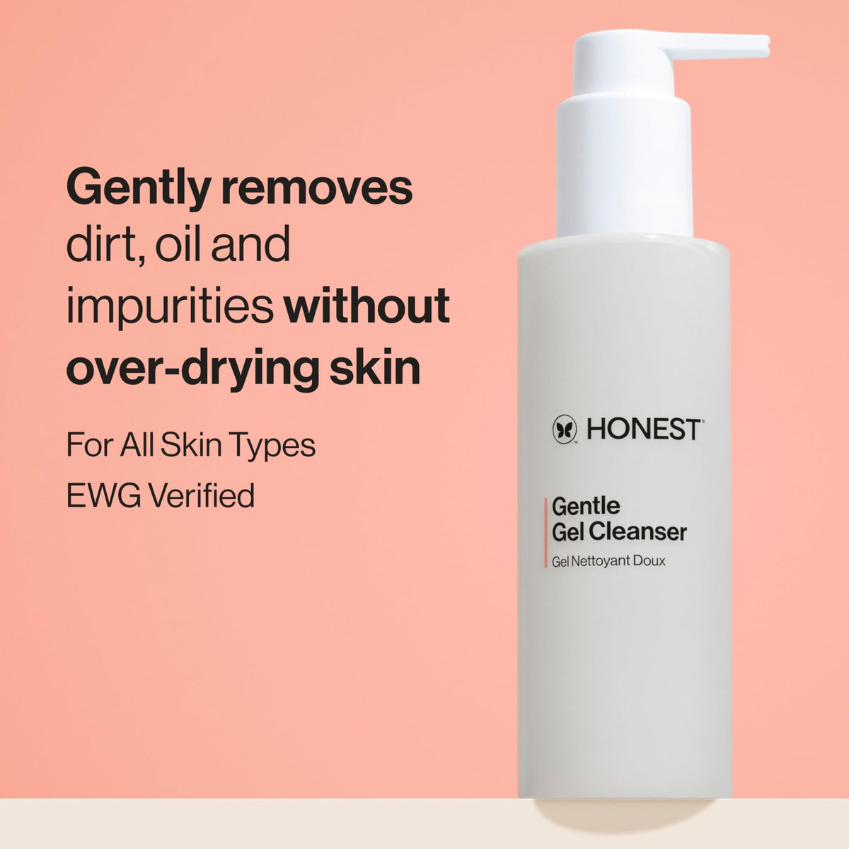 Honest Beauty Gentle Gel Daily Face Cleanser, Calms, Refreshes, Hydrates, Vegan Safe for Sensitive Skin, 5 fl oz - FENGGESTORE20