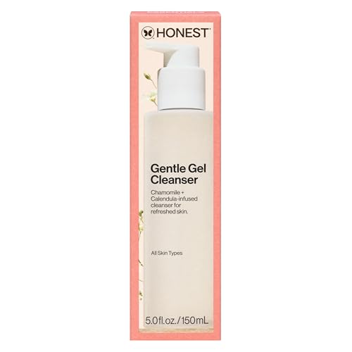 Honest Beauty Gentle Gel Daily Face Cleanser, Calms, Refreshes, Hydrates, Vegan Safe for Sensitive Skin, 5 fl oz - FENGGESTORE20