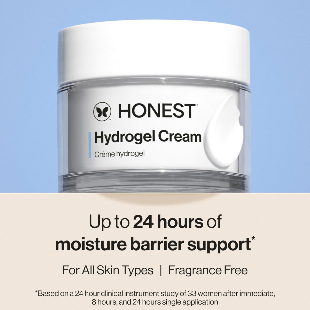 Honest Beauty Hydrogel Cream with Hyaluronic Acid, Lightweight Moisturizing Water, Gentle for Sensitive Skin - FENGGESTORE20