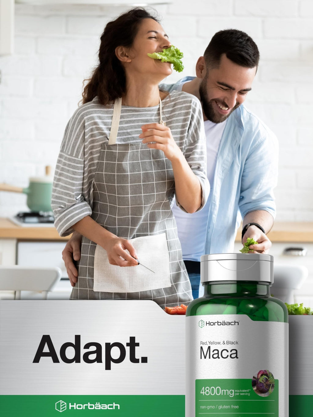 Horbäach Maca Root Capsules for Men and Women | 120 Pills | High Potency Extract | Non-GMO and Gluten Free Formula - FENGGESTORE20