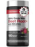 Horbäach Nitric Oxide Beet Root Capsules | 180 Count | with Nitrates and Precursor | for Men and Women | Vegetarian, Non-GMO - FENGGESTORE20