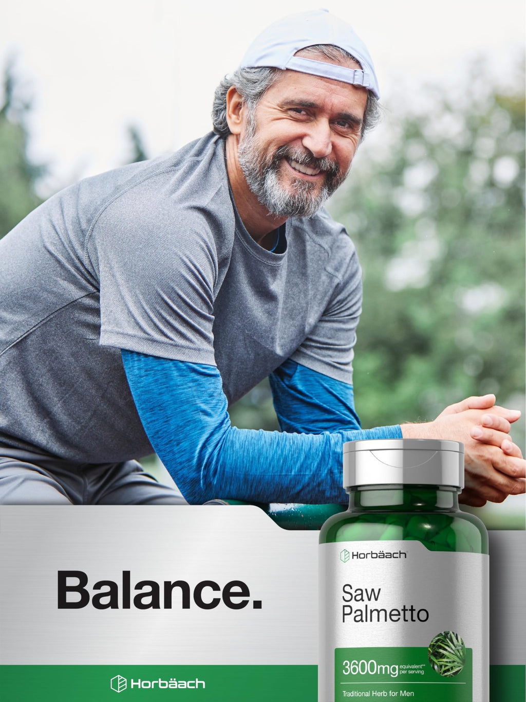 Horbäach Saw Palmetto Extract | 120 Capsules | Non-GMO and Gluten Free Formula | from Saw Palmetto Berries - FENGGESTORE20