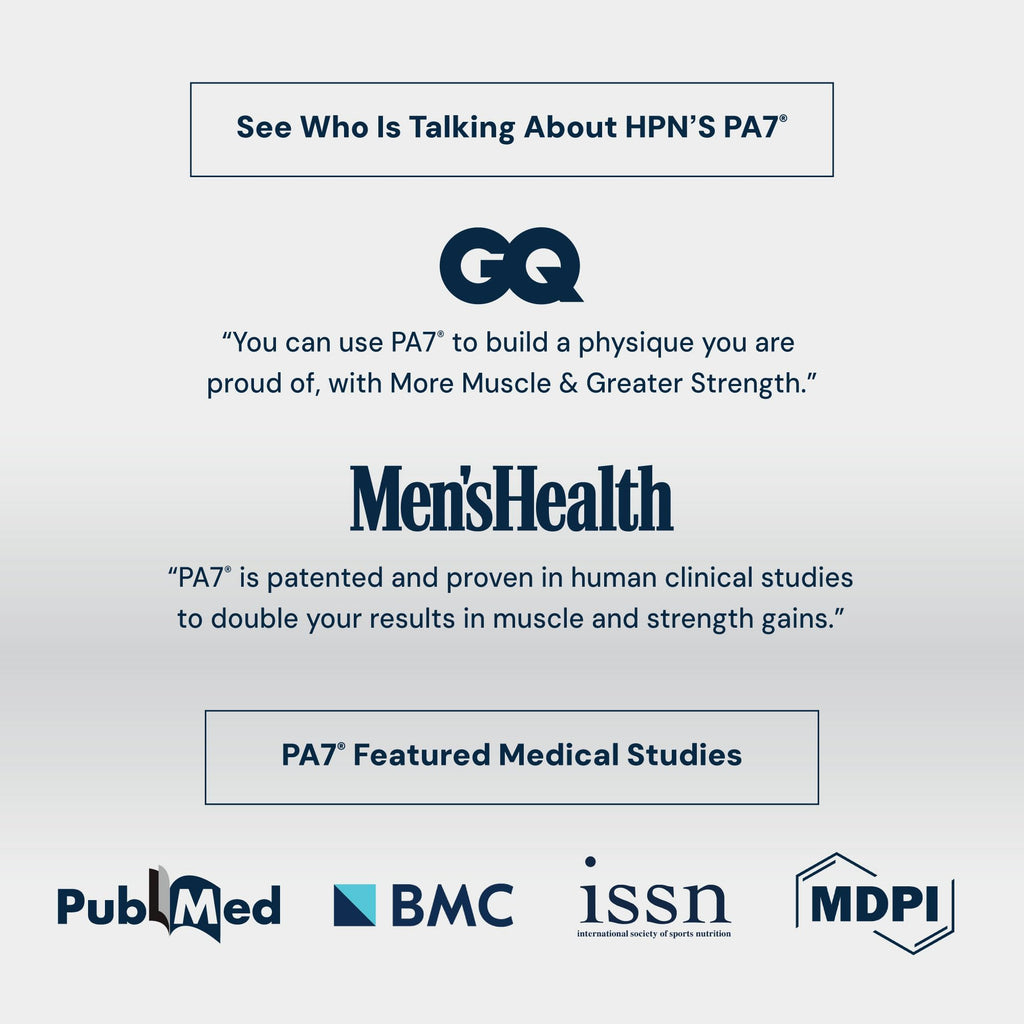 HPN PA(7) Phosphatidic Acid Muscle Builder Top Natural Muscle Builder - Boost mTOR | Build Mass and Strength from Your Workout | 30 Day Supply - FENGGESTORE20