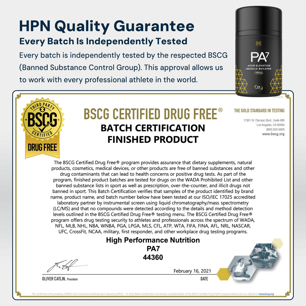 HPN PA(7) Phosphatidic Acid Muscle Builder Top Natural Muscle Builder - Boost mTOR | Build Mass and Strength from Your Workout | 30 Day Supply - FENGGESTORE20