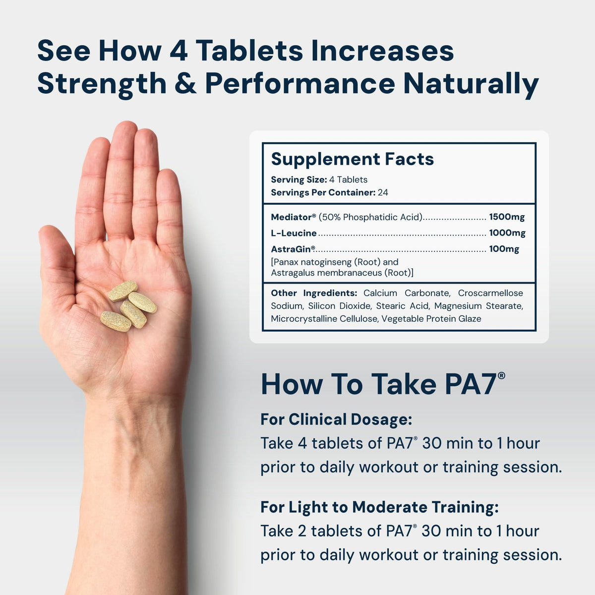 HPN PA(7) Phosphatidic Acid Muscle Builder Top Natural Muscle Builder - Boost mTOR | Build Mass and Strength from Your Workout | 30 Day Supply - FENGGESTORE20