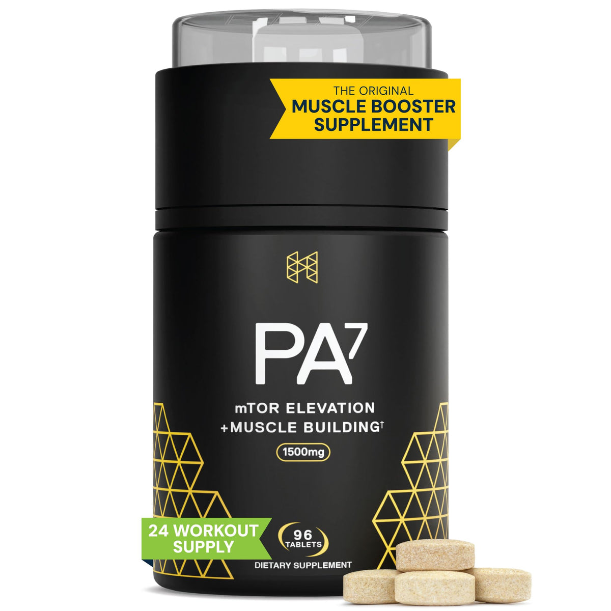 HPN PA(7) Phosphatidic Acid Muscle Builder Top Natural Muscle Builder - Boost mTOR | Build Mass and Strength from Your Workout | 30 Day Supply - FENGGESTORE20