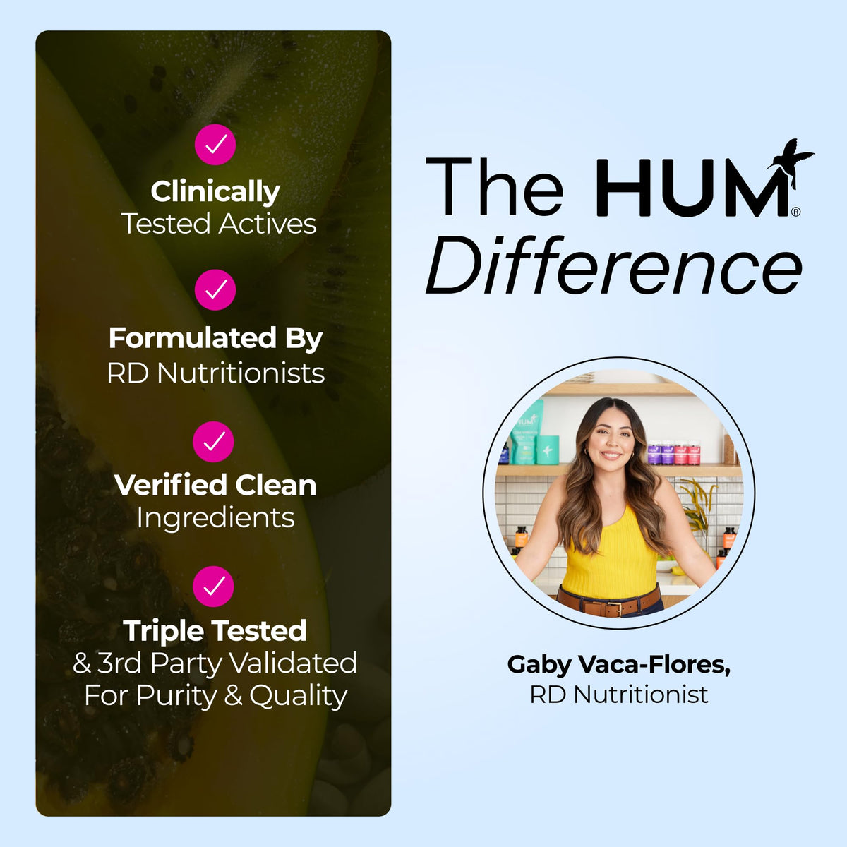 HUM Collagen Love Skin Supplement, Collagen Peptides Capsules with Hyaluronic Acid & Vitamin C, Supports Firm Skin & Helps Minimize Signs of Aging, Supplements - FENGGESTORE20