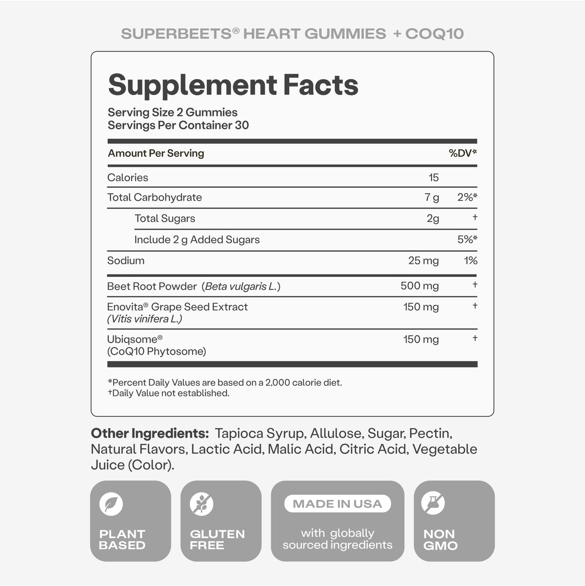 Humann SuperBeets 3-in-1 Heart Gummies - 3x Absorption CoQ10 - Plus Beetroot Extract & Grape Seed Extract for Advanced Heart Health, Cellular Energy & Circulation Support - FENGGESTORE20