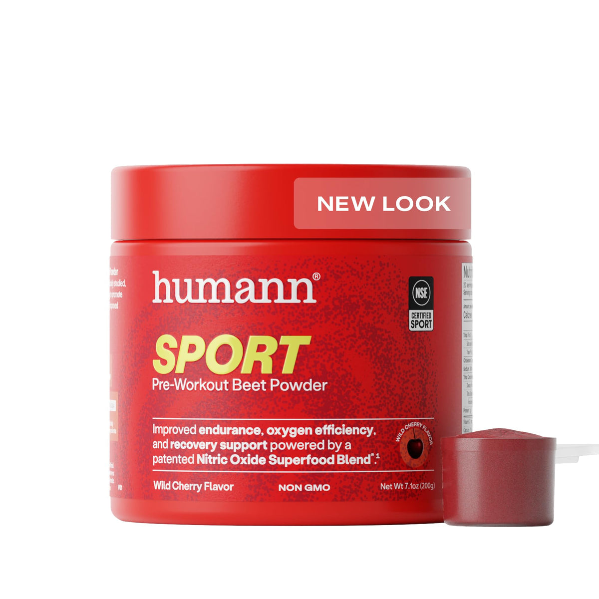 Humann SuperBeets Sport Endurance Pre Workout Powder, Nitric Oxide Supplement, NSF Certified, Stimulant & Caffeine Free, Made with Beet Root, - FENGGESTORE20