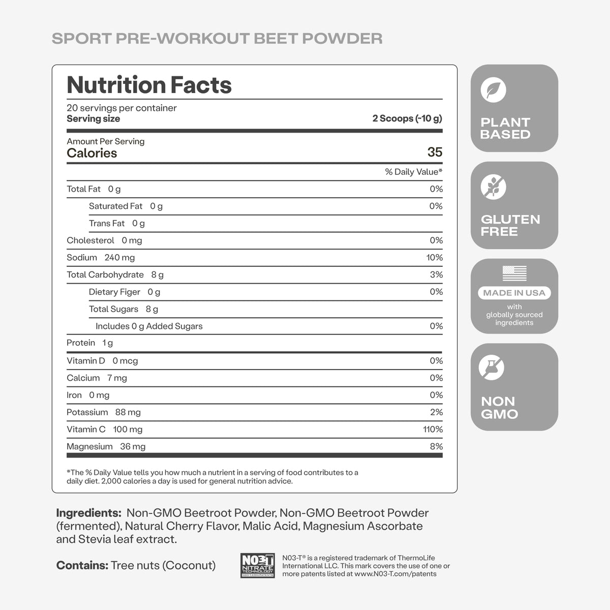 Humann SuperBeets Sport Endurance Pre Workout Powder, Nitric Oxide Supplement, NSF Certified, Stimulant & Caffeine Free, Made with Beet Root, - FENGGESTORE20