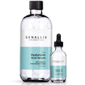 Hyaluronic Acid Serum 8 fl oz And 2 fl oz, Made From Pure Hyaluronic Acid, Anti Aging/Wrinkle, Ultra-Hydrating Moisturizer - FENGGESTORE20