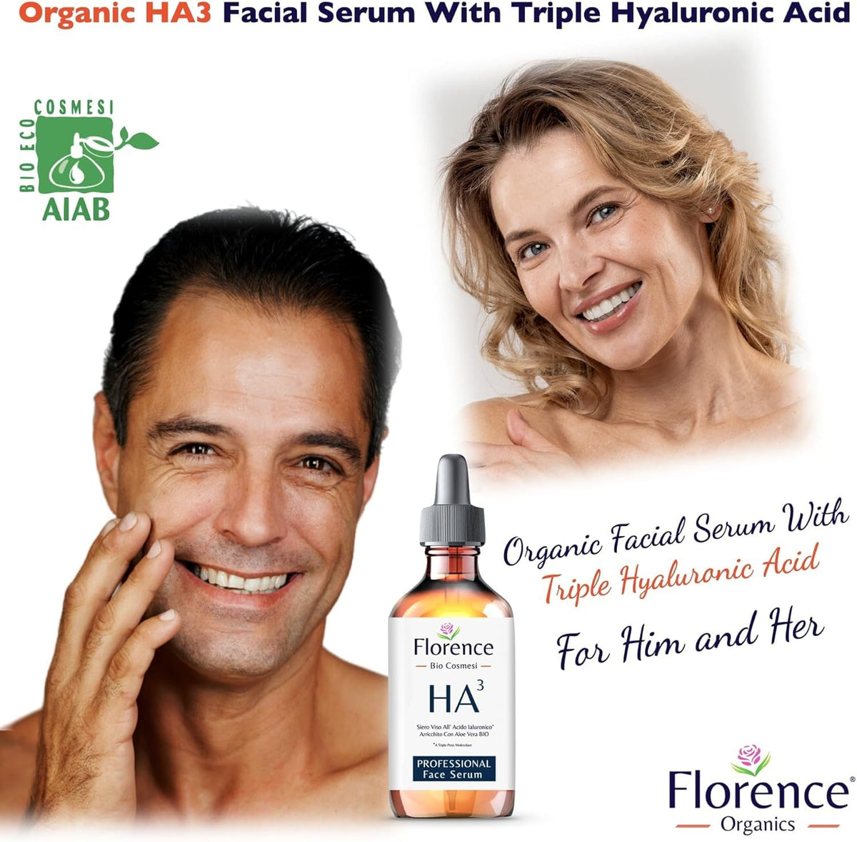 Hyaluronic Acid Serum for Skin – Anti-Aging Moisturizer Face Serum for Brightening, Plumper & Smoother Skin. Non-Greasy, Ultra-Hydrating Niacinamide, B5 & Vitamin C Skin Care Facial Serum, 2 oz - FENGGESTORE20