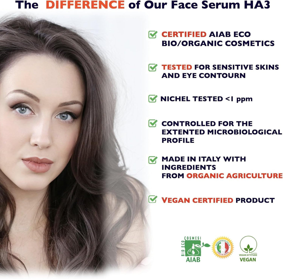 Hyaluronic Acid Serum for Skin – Anti-Aging Moisturizer Face Serum for Brightening, Plumper & Smoother Skin. Non-Greasy, Ultra-Hydrating Niacinamide, B5 & Vitamin C Skin Care Facial Serum, 2 oz - FENGGESTORE20