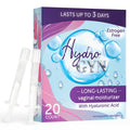 Hydro GYN Vaginal Moisturizer | Long Lasting for Vaginal Dryness & Irritation | Hyaluronic Acid & Vitamin E | Feminine Care Hormone Free | Pre and Post Menopausal I 20 Count - FENGGESTORE20