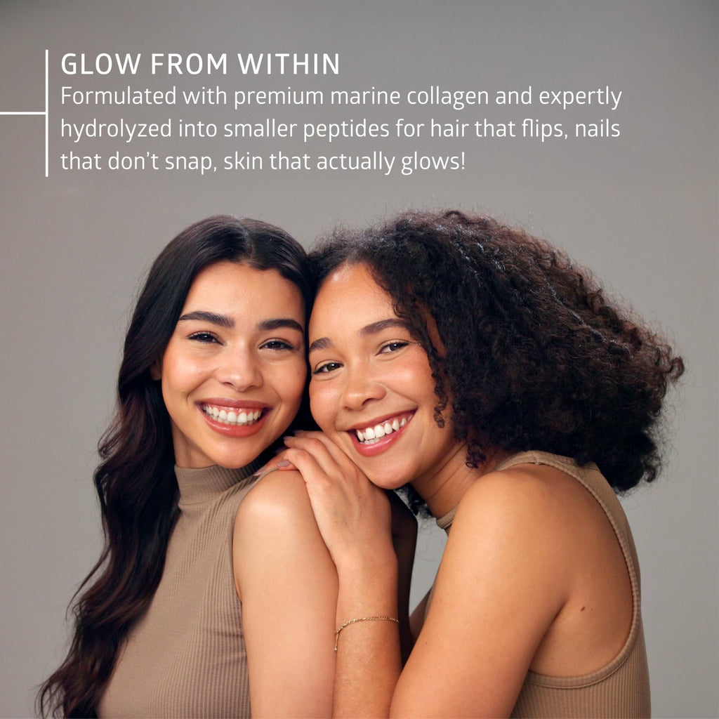 Hydrolyzed Marine Collagen with Hyaluronic Acid, Vitamin C, Theaflavin and Copper, Collagen Supplement for Women and Men for Radiant Skin, Hair & Nails, - FENGGESTORE20