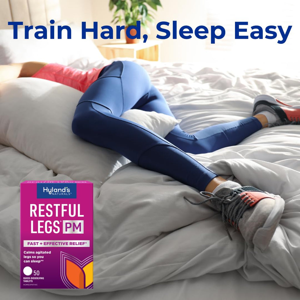 Hyland's Restful Legs PM, Nighttime Formula, Calms Agitated Legs so You Can Sleep, 50 Quick Dissolving Tablets - FENGGESTORE20