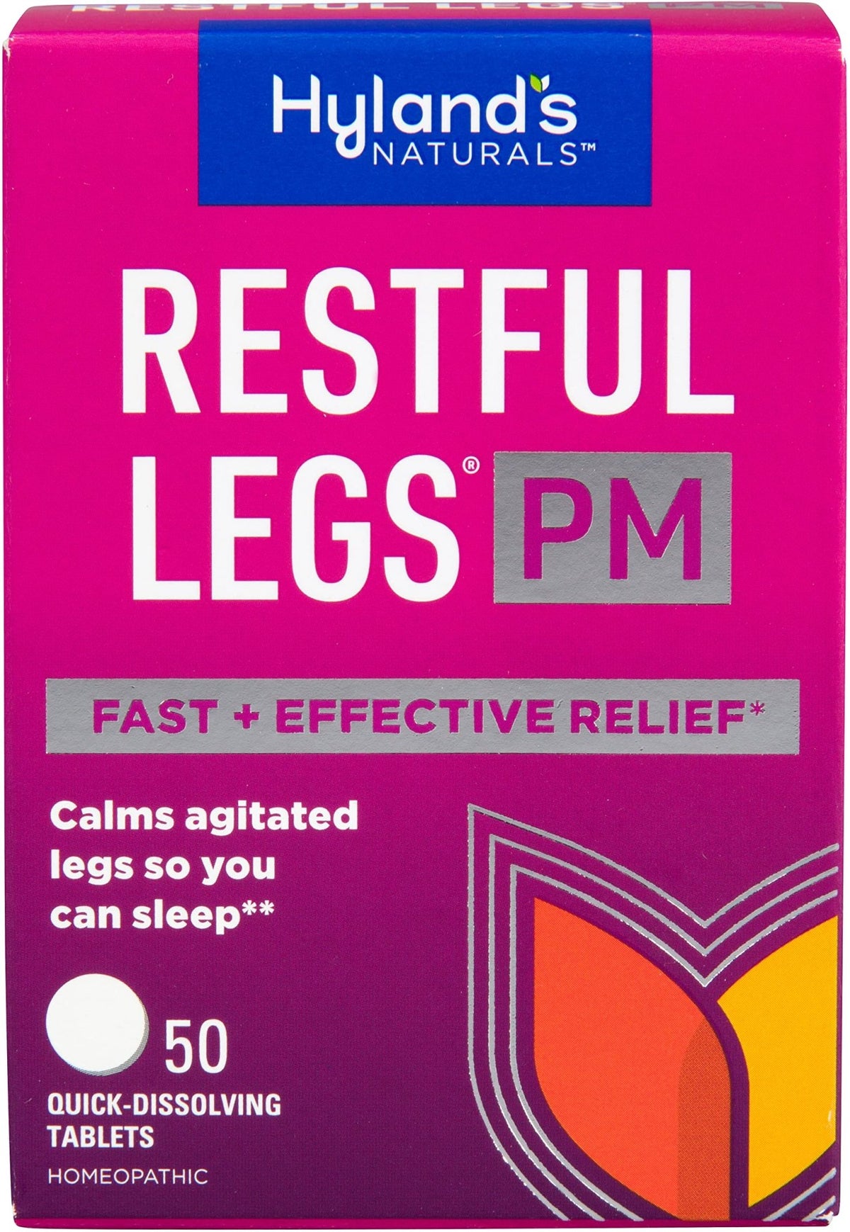 Hyland's Restful Legs PM, Nighttime Formula, Calms Agitated Legs so You Can Sleep, 50 Quick Dissolving Tablets - FENGGESTORE20