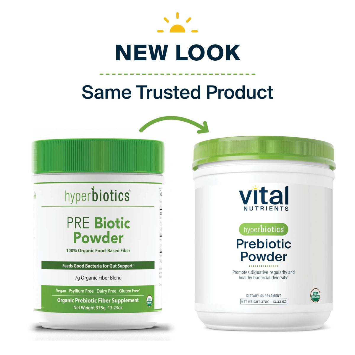 Hyperbiotics Vital Nutrients Organic Prebiotic Fiber Powder | Supports Gut Health and Digestive Regularity | Soluble Fiber Supplement for Women and Men - FENGGESTORE20