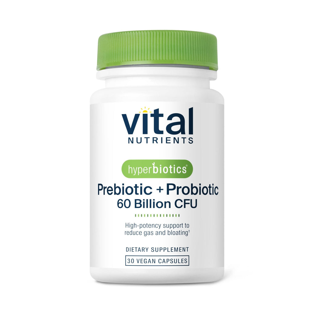 Hyperbiotics Vital Nutrients Prebiotic and Probiotic for Women and Men | 60 Billion CFU | Pre and Probiotics Supports Digestive Health, Constipation, Diarrhea, - FENGGESTORE20