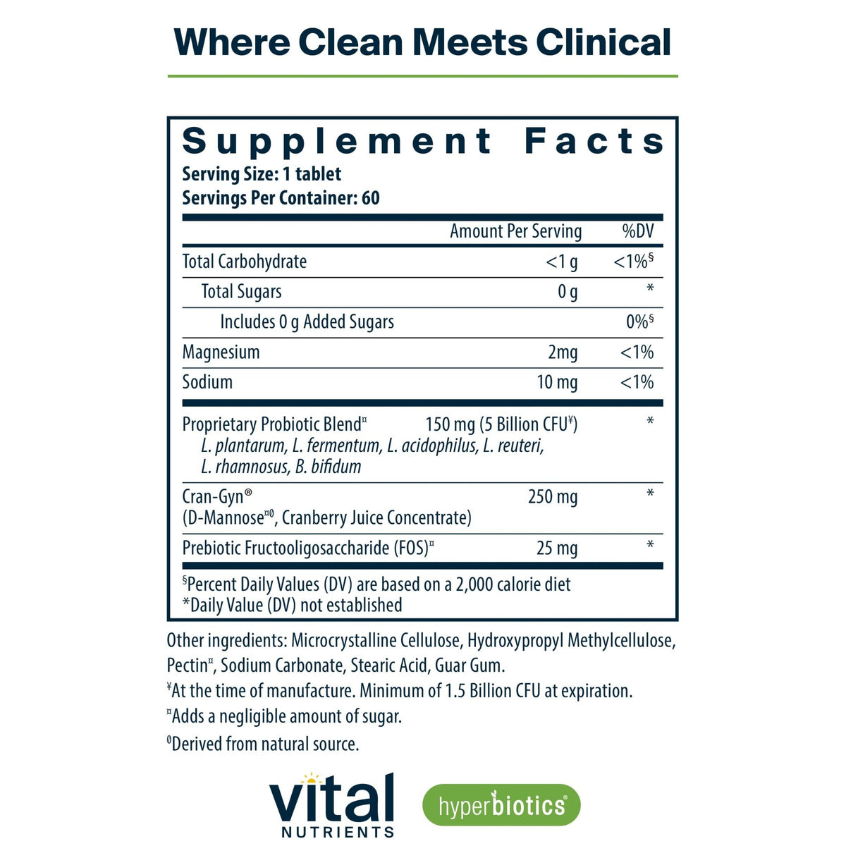 Hyperbiotics Vital Nutrients Pro Women Probiotics for Women | Vaginal Probiotics for PH Balance | Oral Probiotic for Vaginal Health and Urinary Tract Health - FENGGESTORE20
