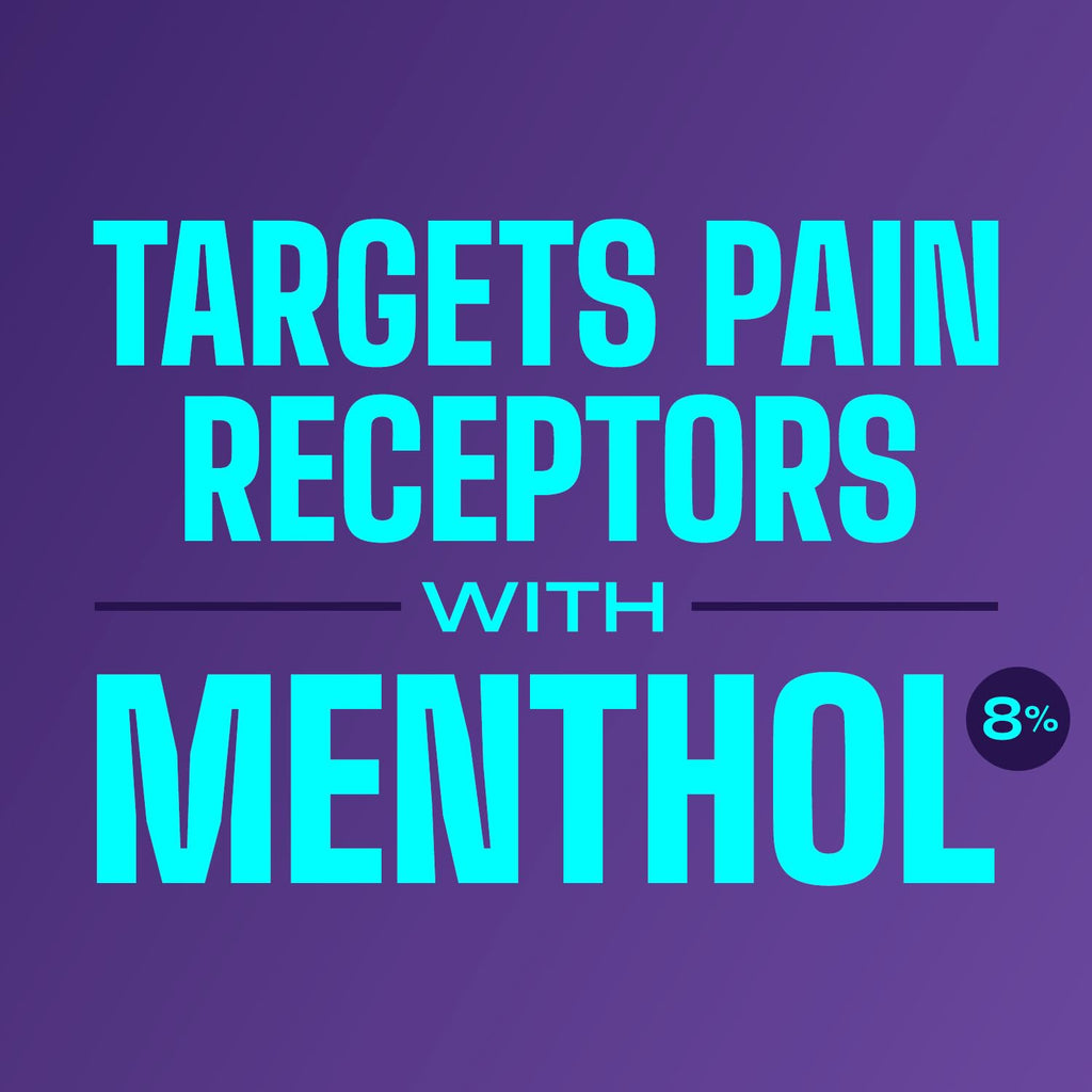 Icy Hot Original Pain Relief Nighttime Recovery No-Mess Roll-On Applicator, Fast-Acting Pain Relief with Menthol 8% for Backaches, Joints, Muscle Strains and Arthritis, Lavender Scent, 2 oz - FENGGESTORE20