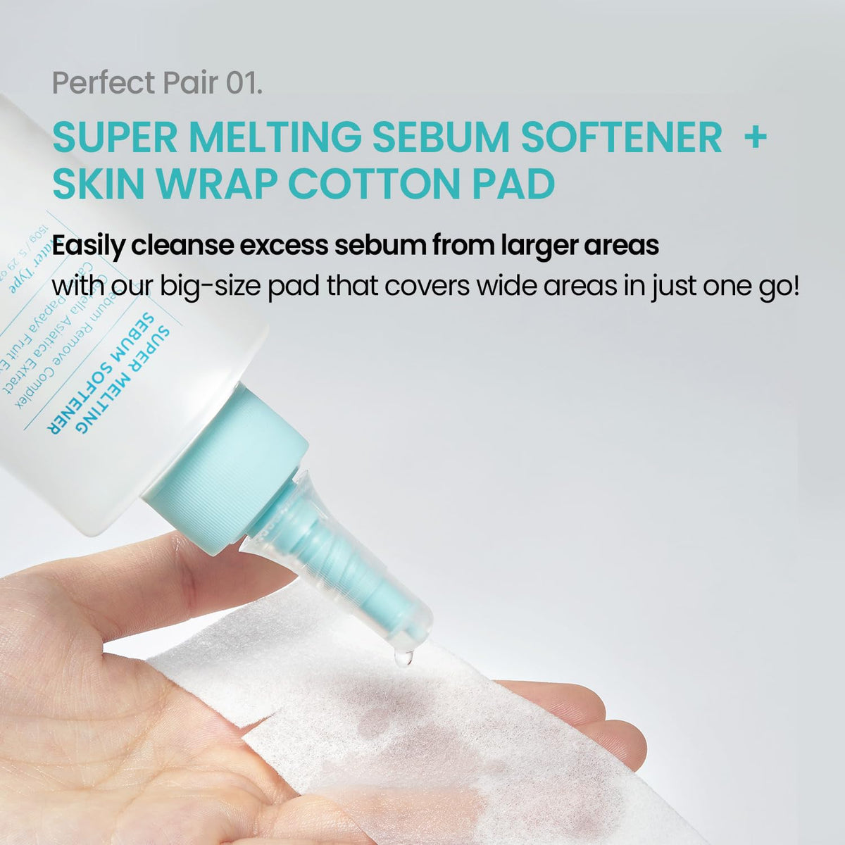 ilso Super Melting Sebum Softener, 5.29 fl oz, with 40 Skin Wrap Cotton Pads included, Pore Cleansing Solution, Blackhead Softener - FENGGESTORE20