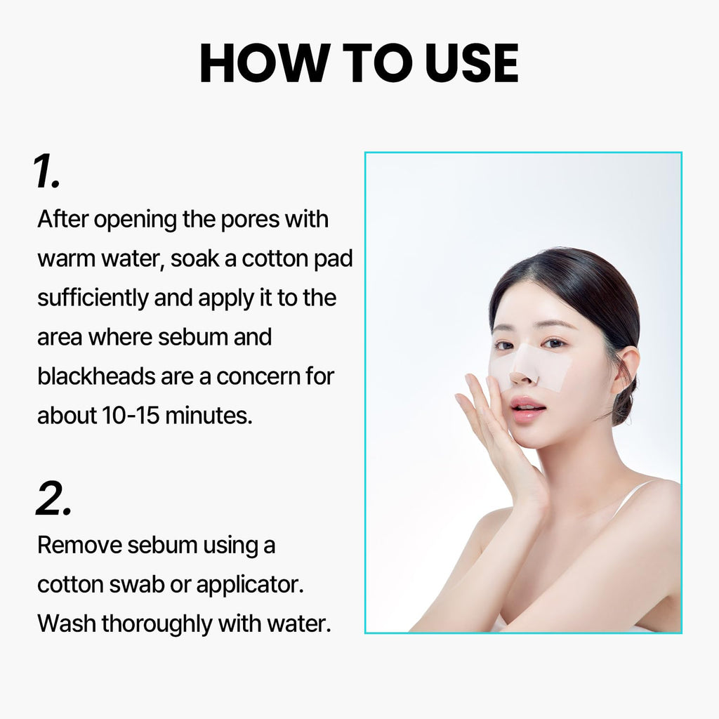 ilso Super Melting Sebum Softener, 5.29 fl oz, with 40 Skin Wrap Cotton Pads included, Pore Cleansing Solution, Blackhead Softener - FENGGESTORE20