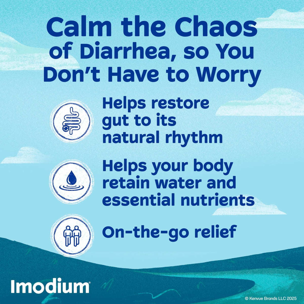 Imodium A-D Diarrhea Relief Caplets with Loperamide HCl, Anti-Diarrheal Medicine to Help Control Symptoms of Diarrhea Due to Acute, Traveler's Diarrhea, HSA/FSA Eligible, 24 ct - FENGGESTORE20
