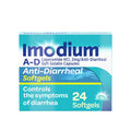 Imodium A-D Fast-Acting Anti-Diarrheal Softgels, Loperamide HCl 2 mg, Travel Essential Diarrhea Relief Medicine for Adults, 24 Count, Anti Diarrhea Pills,Easy to Swallow, for Ages 12+ - FENGGESTORE20
