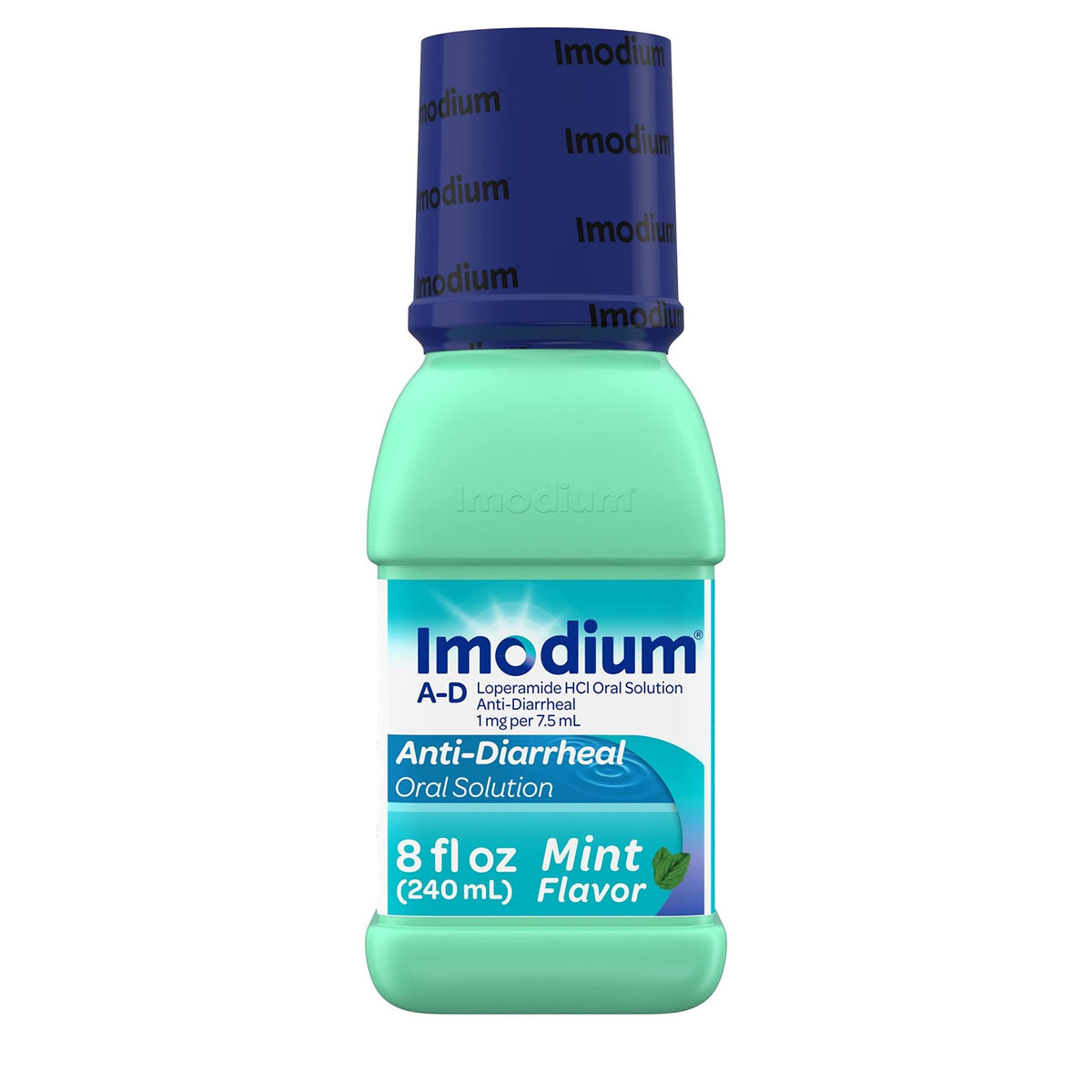 Imodium A-D Liquid Anti-Diarrheal Medicine with Loperamide HCl to Help Control Symptoms of Diarrhea Due to Acute, Traveler's Diarrhea, Mint Flavor, 8 fl. oz - FENGGESTORE20