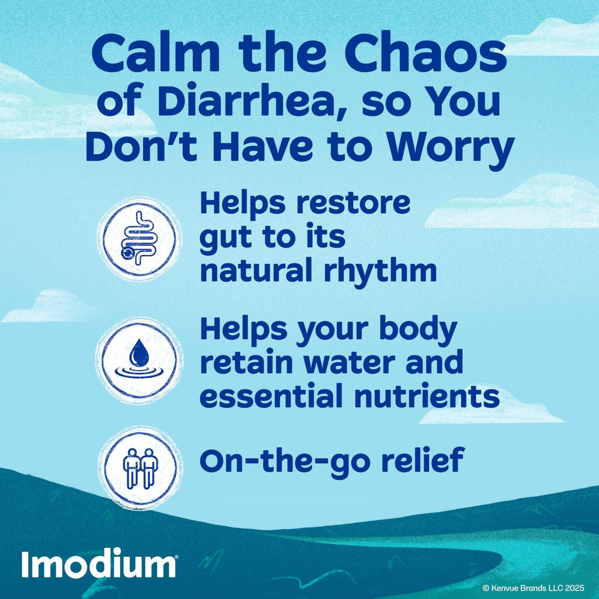Imodium A-D Liquid Anti-Diarrheal Medicine with Loperamide HCl to Help Control Symptoms of Diarrhea Due to Acute, Traveler's Diarrhea, Mint Flavor, 8 fl. oz - FENGGESTORE20