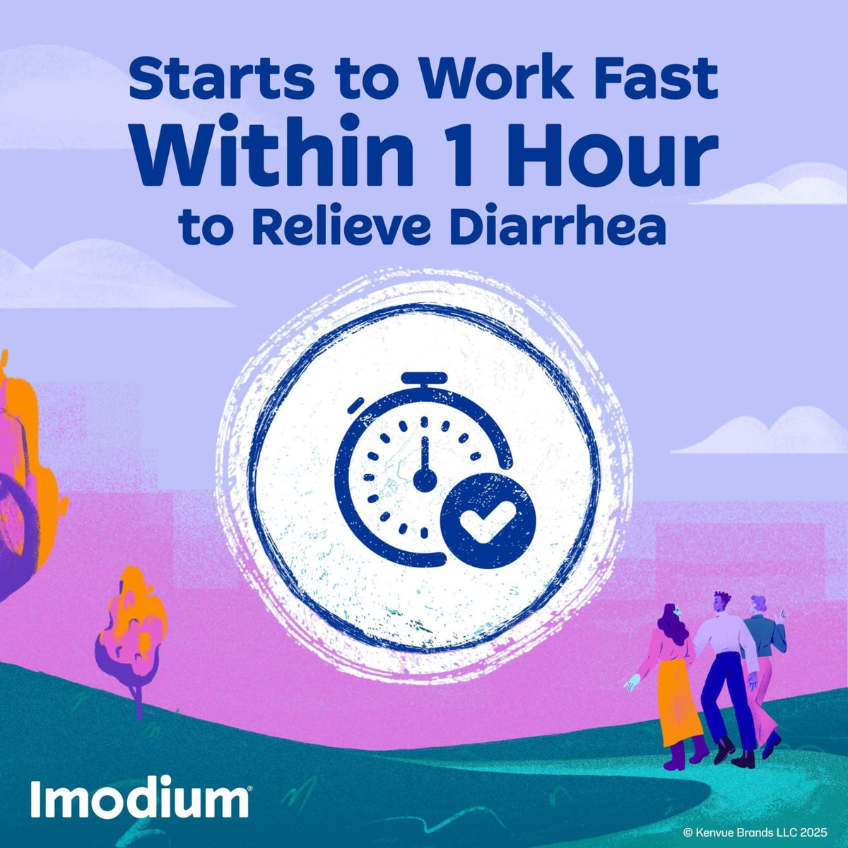 Imodium Multi-Symptom Relief Caplets, Loperamide Hydrochloride & Simethicone Anti-Diarrheal Medicine for the Relief of Diarrhea, Gas, Bloating, Cramps & Pressure, 18 ct - FENGGESTORE20