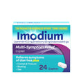 Imodium Multi-Symptom Relief Caplets with Loperamide Hydrochloride & Simethicone, Anti-Diarrheal Medicine for Treatment of Diarrhea, Gas, Bloating, Cramps & Pressure, Traveler's Diarrhea, 24 ct - FENGGESTORE20