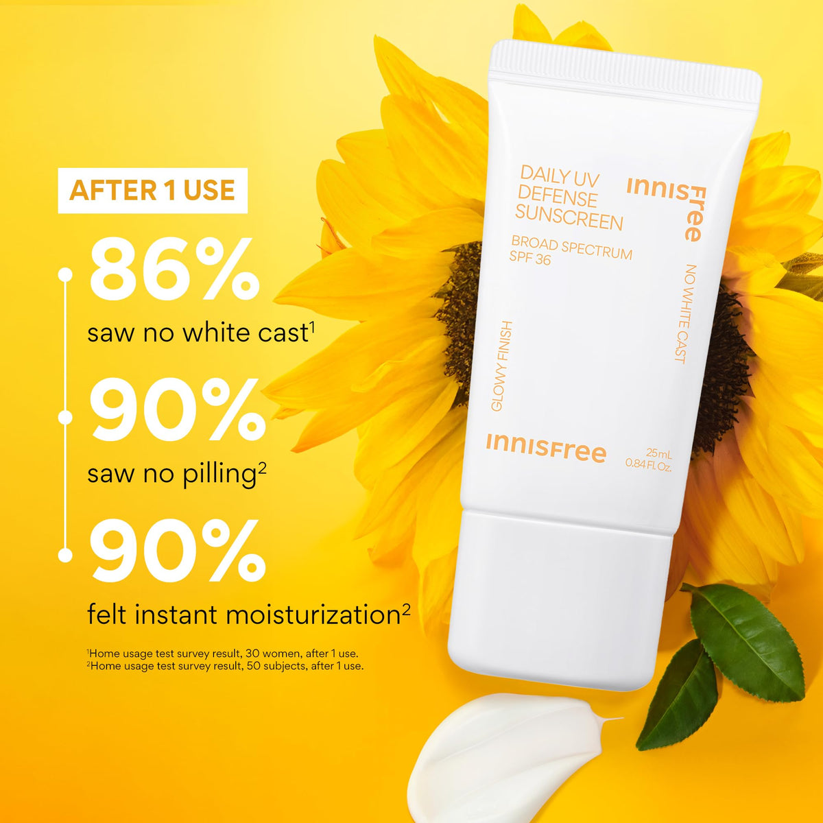 Innisfree Daily UV Defense SPF 36 – Korean Face Sunscreen, Invisible Finish, Broad Spectrum, - FENGGESTORE20