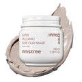 Innisfree Super Volcanic Clay Mask, Premium Korean Skincare with AHA and Natural Clusters for Deep Pore Detox, Gentle Exfoliation, Oil Control - FENGGESTORE20