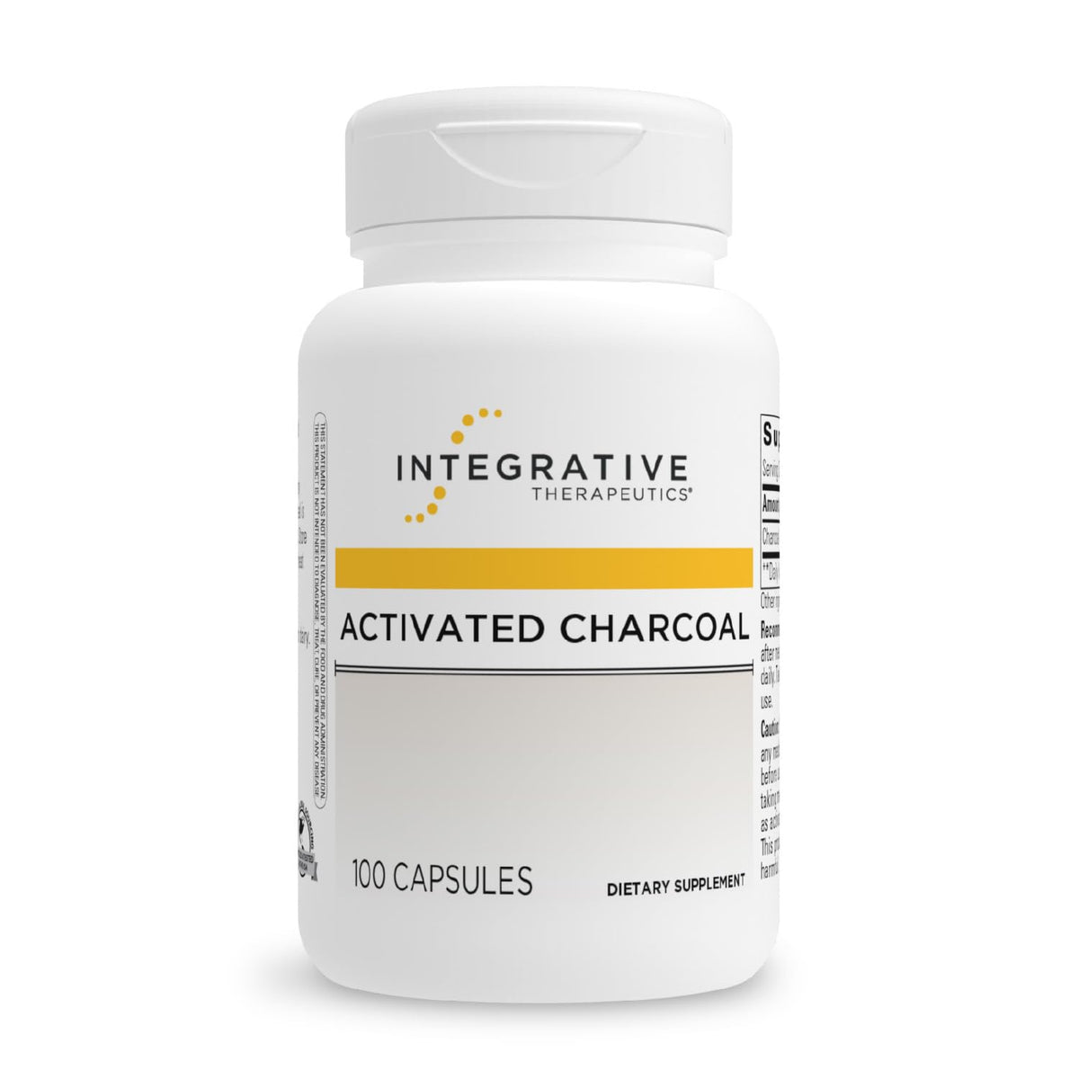 Integrative Therapeutics Activated Charcoal - Digestive & Gut Health Supplement - Effective Gastrointestinal Support - Gluten-Free & Dairy-Free - FENGGESTORE20