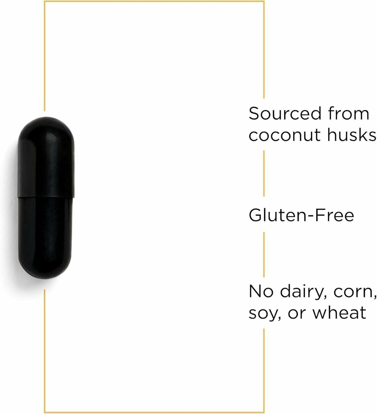 Integrative Therapeutics Activated Charcoal - Digestive & Gut Health Supplement - Effective Gastrointestinal Support - Gluten-Free & Dairy-Free - FENGGESTORE20