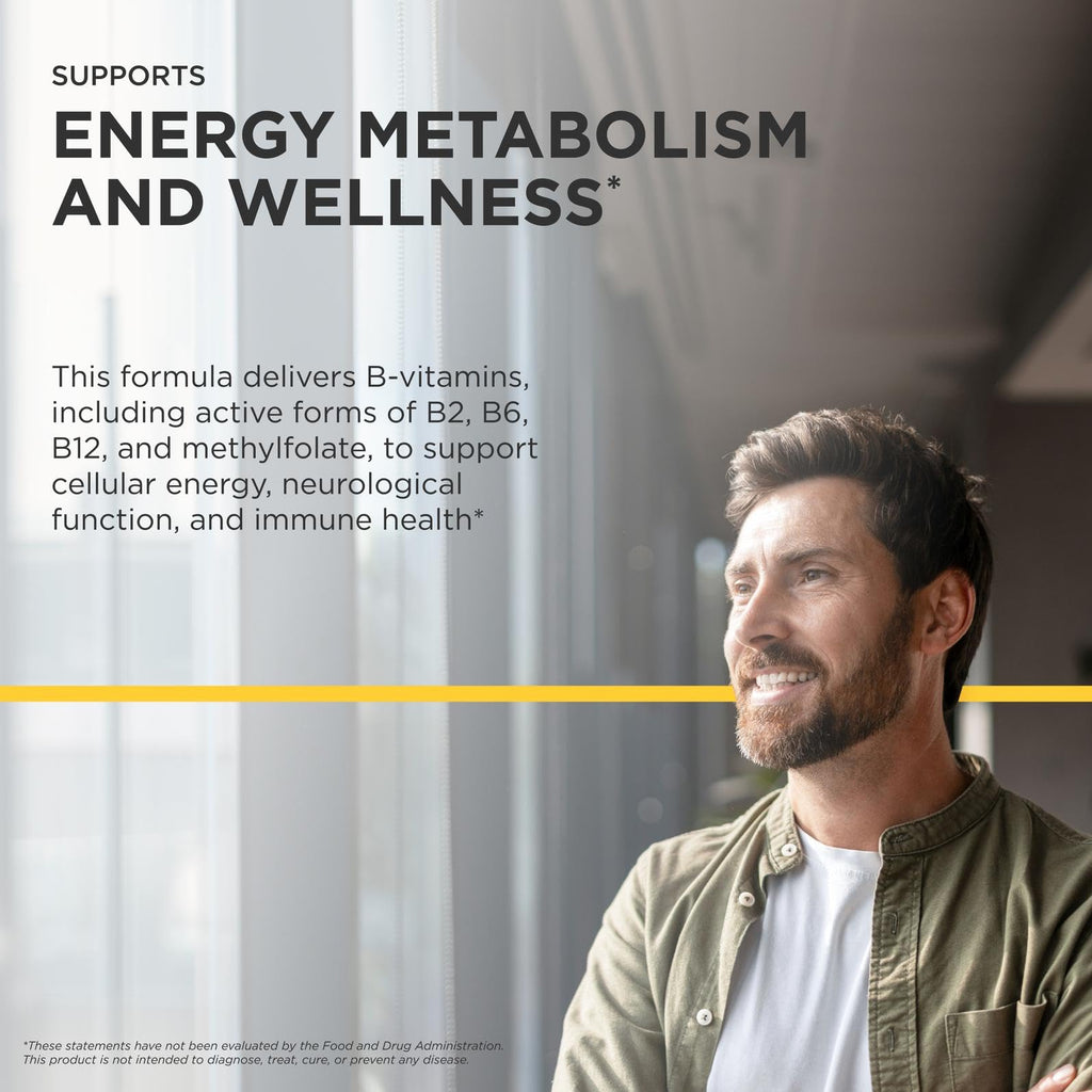 Integrative Therapeutics Active B-Complex - with Choline and Methylfolate - Cellular Energy, Immune Function & Heart Health Support with Vitamins B2, B6 & B12 - FENGGESTORE20