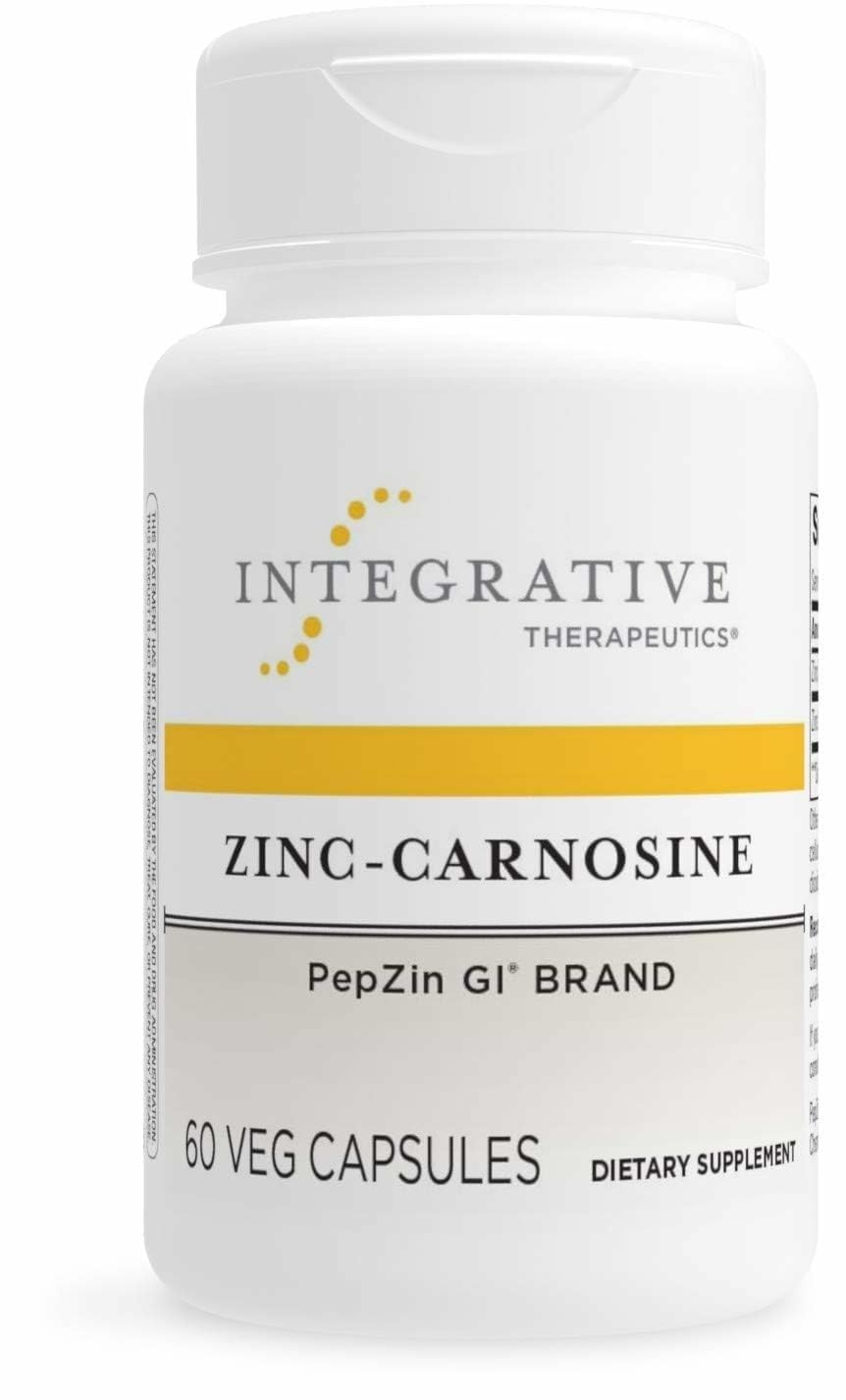 Integrative Therapeutics Zinc-Carnosine - Digestive & Gut Health Support* - GI Tract Support* - Supports Immune Health* - Easy-to-Swallow - FENGGESTORE20
