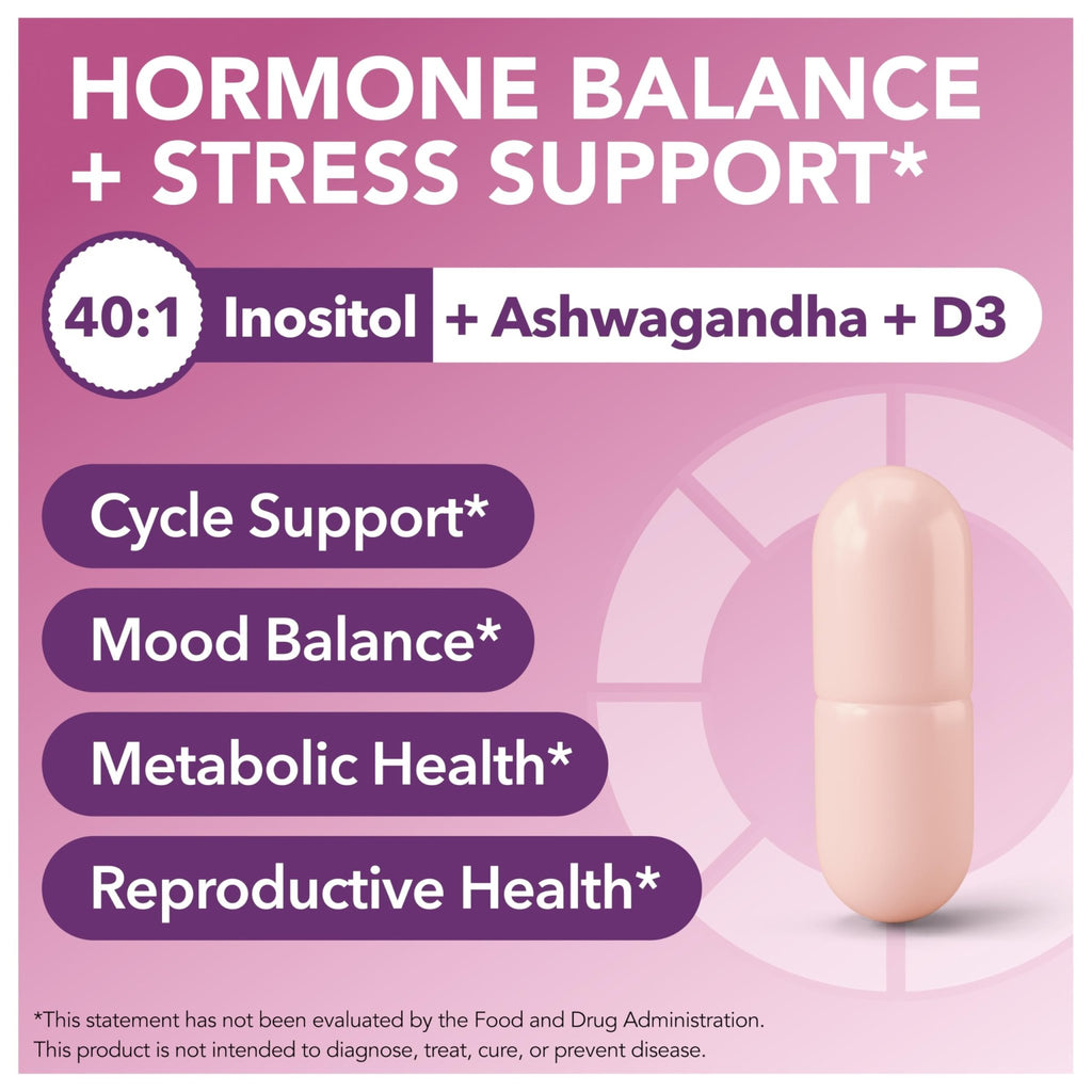 Intimate Rose Myo-Inositol & D-Chiro Inositol Supplement for Women - Hormone Balance & Ovarian Support for Women - FENGGESTORE20