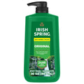 Irish Spring Original Moisturizing Body Wash for Men, 24-Hour Fresh, Face and Body Wash, Biodegradable Ingredients, Paraben Free, Cool Fresh Scent, 30 fl oz Pump Bottle - FENGGESTORE20