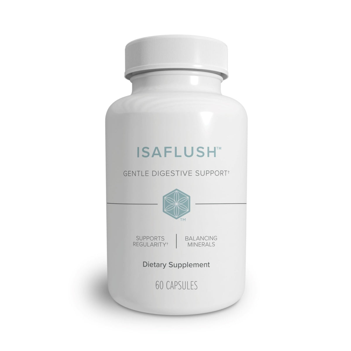 Isagenix IsaFlush - Gentle Digestive Support with Balanced Minerals Encouraging Regularity - No Harsh Laxatives - 60 Capsules - FENGGESTORE20