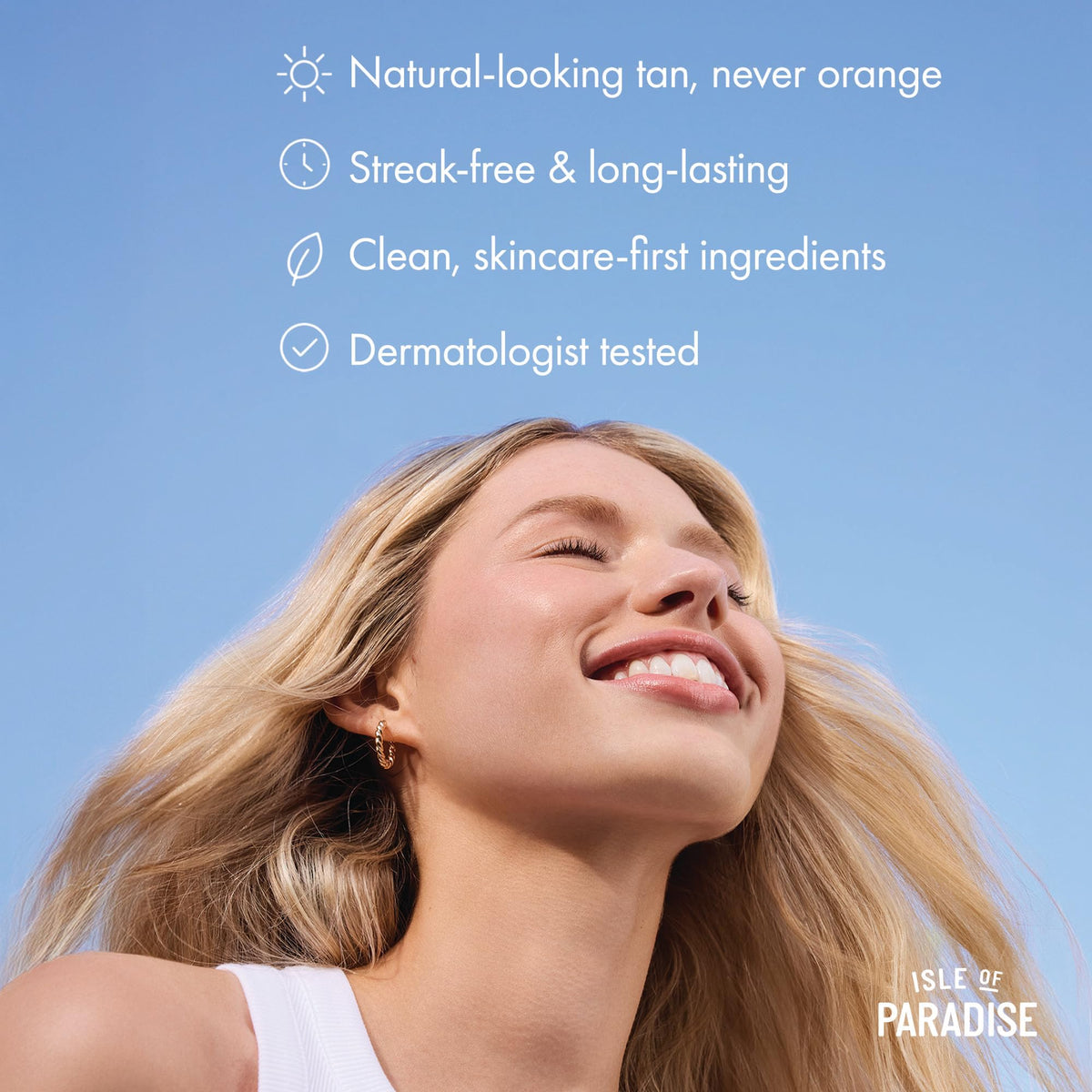 Isle of Paradise Self Tanning Face & Body Drops- Medium, Self Tanner Drops for a Natural Bronze, Long-lasting Tan - FENGGESTORE20