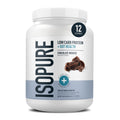 Isopure Protein + Gut Health & Immune Support Powder, Chocolate Mousse, 25g Whey Protein with Prebiotics & Vitamins, 12 Servings (Pack of 1) - FENGGESTORE20