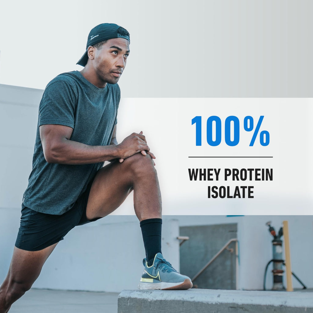 Isopure Zero Carb 100% Pure Whey Isolate Protein Powder, Lactose Free, Gluten Free, with Vitamins, Creamy Vanilla, 25g Protein Per Serving, 1 Lb, - FENGGESTORE20