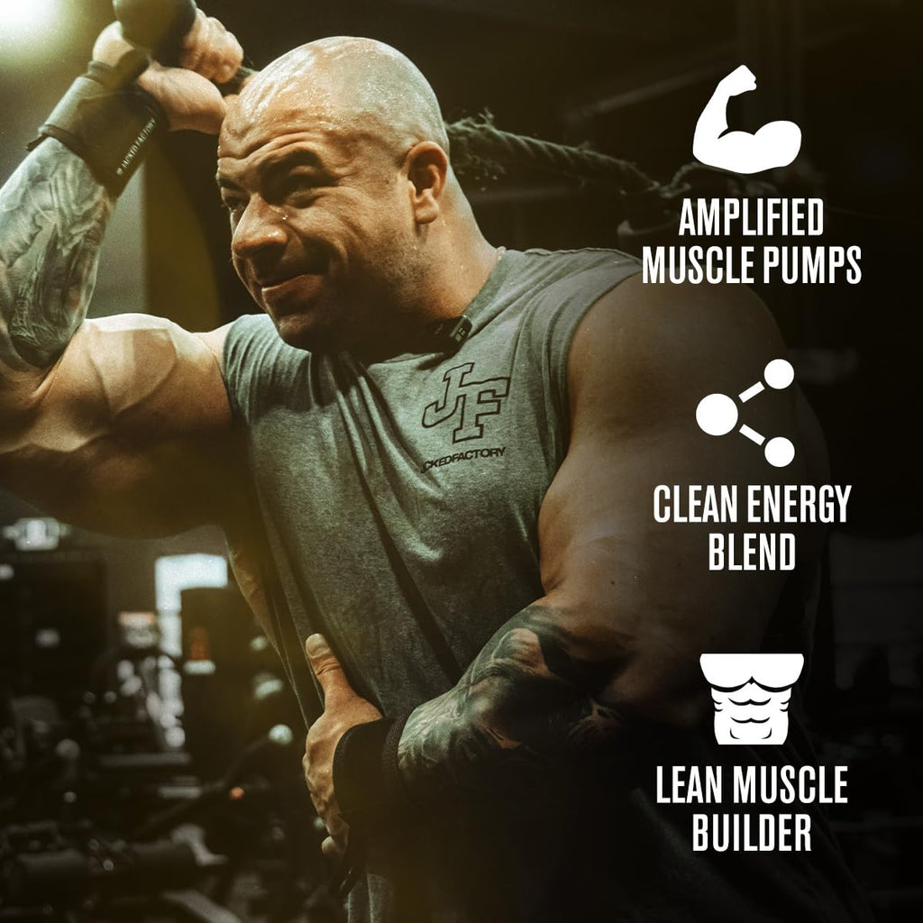 Jacked Factory Nitrosurge Build Pre Workout with Creatine for Muscle Building - Con Cret Creatine Powder & elevATP for Intense Energy, Powerful Pump, - FENGGESTORE20