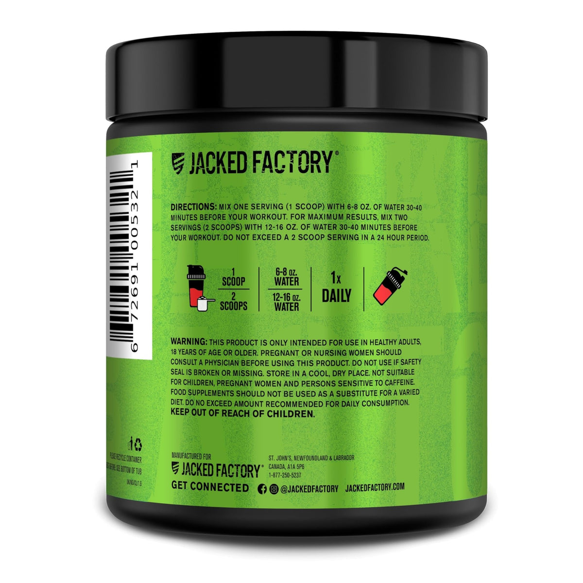 Jacked Factory NITROSURGE Pre Workout Supplement - Endless Energy, Instant Strength Gains, Clear Focus, Intense Pumps - NO Booster & Preworkout Powder with Beta Alanine - 30 Servings, Cherry Limeade - FENGGESTORE20