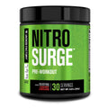 Jacked Factory NITROSURGE Pre Workout Supplement - Endless Energy, Instant Strength Gains, Clear Focus, Intense Pumps - NO Booster & Preworkout Powder with Beta Alanine - 30 Servings, Cherry Limeade - FENGGESTORE20