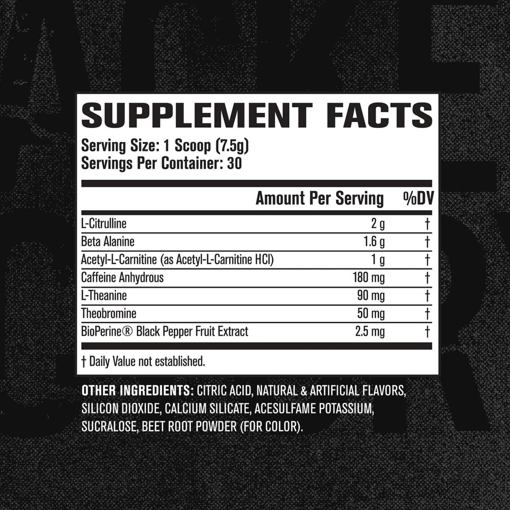 Jacked Factory NITROSURGE Shred Pre Workout Supplement - Energy Booster, Instant Strength Gains, Sharp Focus, Powerful Pumps - Nitric Oxide Booster & PreWorkout Powder - 30Sv, Fruit Punch - FENGGESTORE20